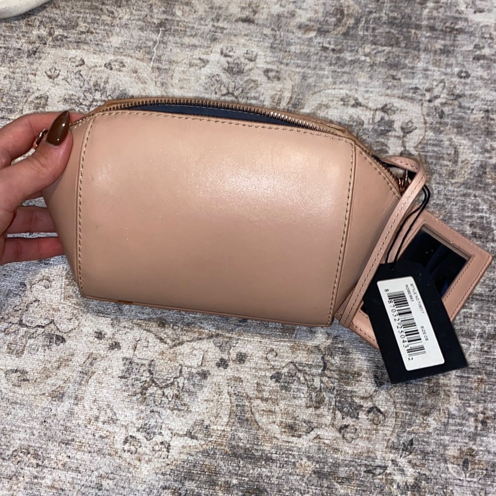 Alexander Wang Clutch Leather Pink / Blush / Nude Zip Top